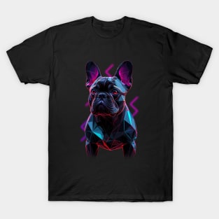 Neon Glowing French Bulldog T-Shirt